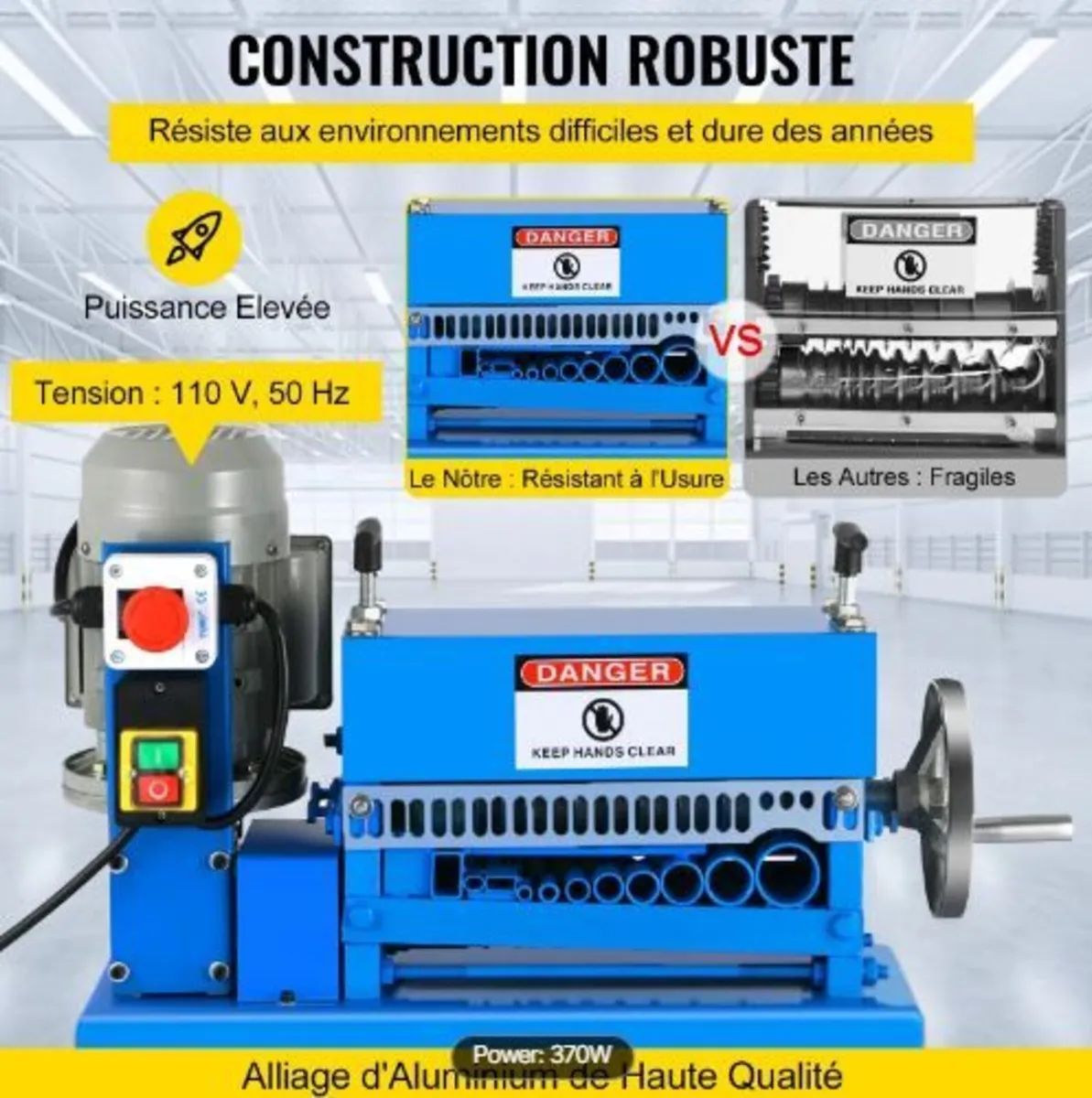 1.5-38MM Automatic Wire Stripping Machine 370W - Image 2