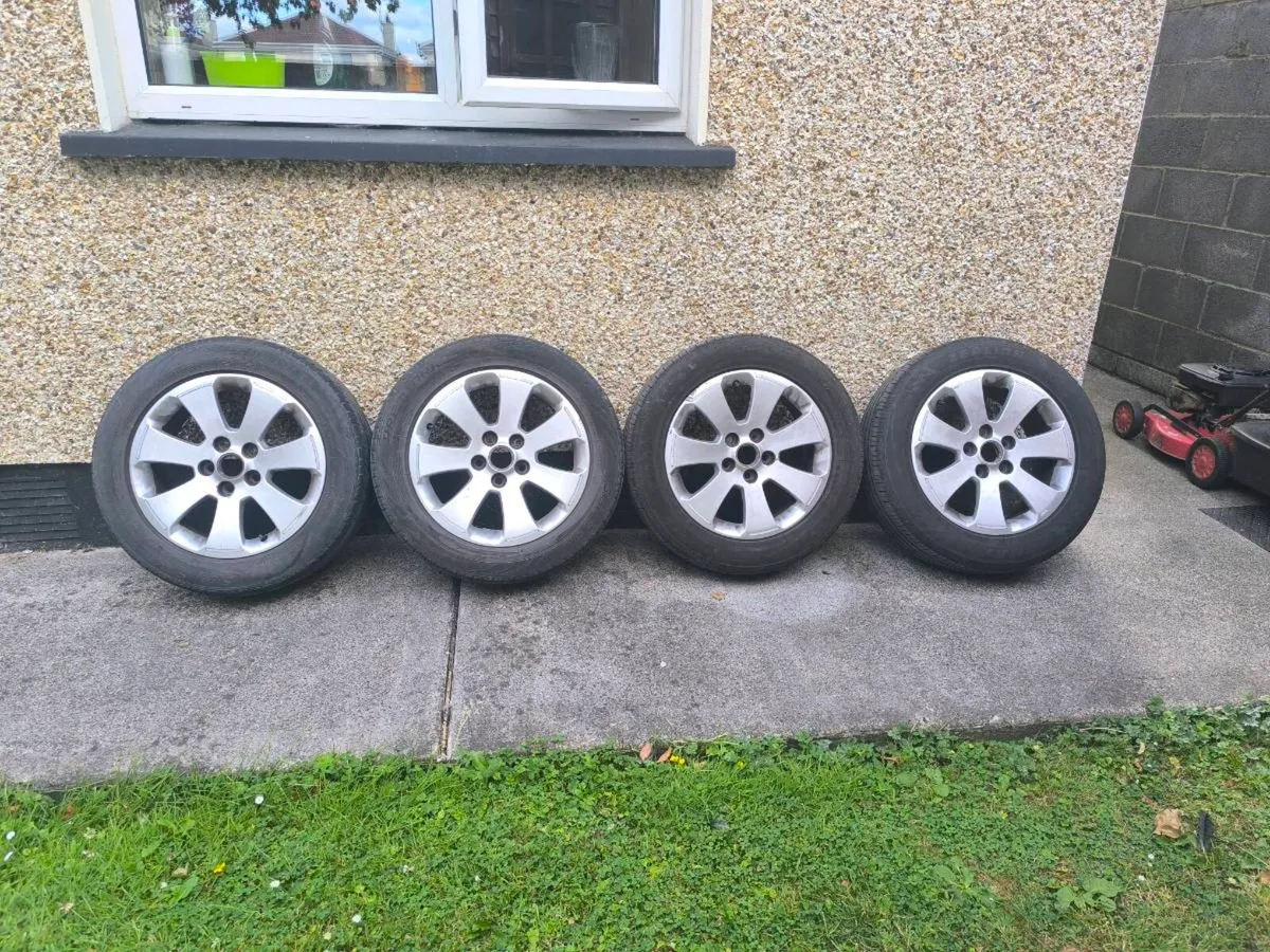 Rims with wheels - Image 1