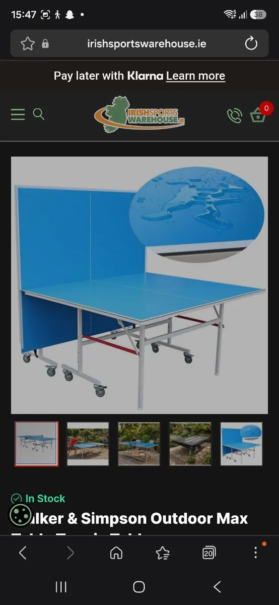 Table tennis table - Image 2