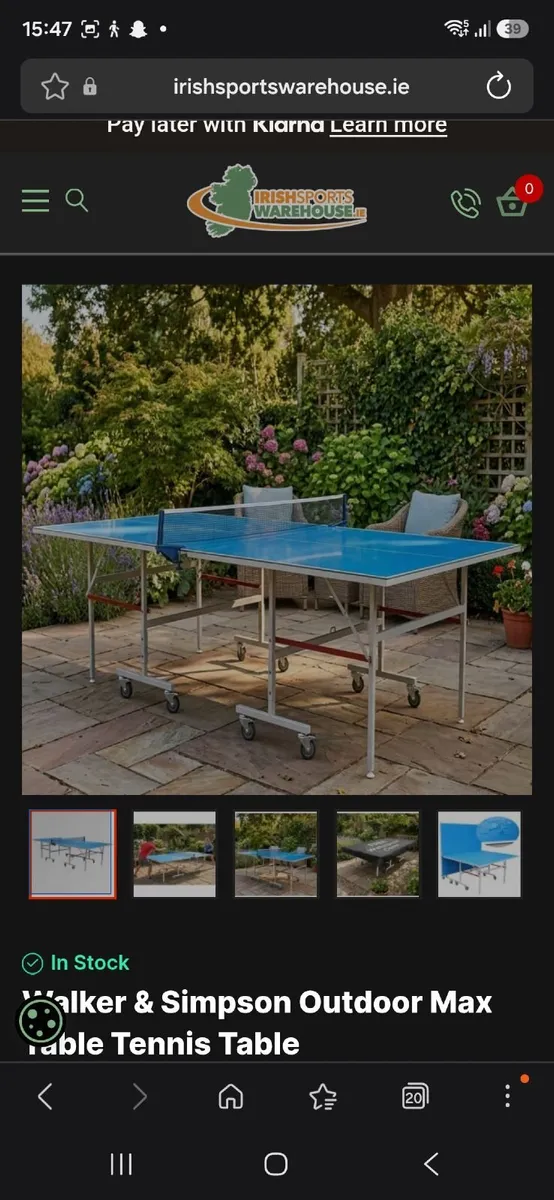Table tennis table - Image 3