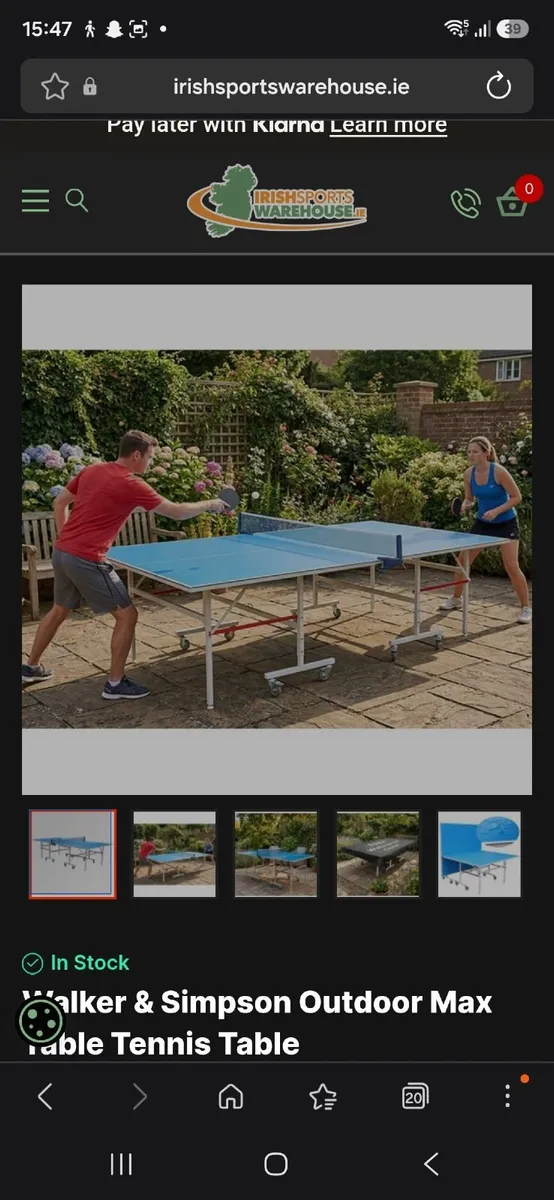 Table tennis table - Image 1