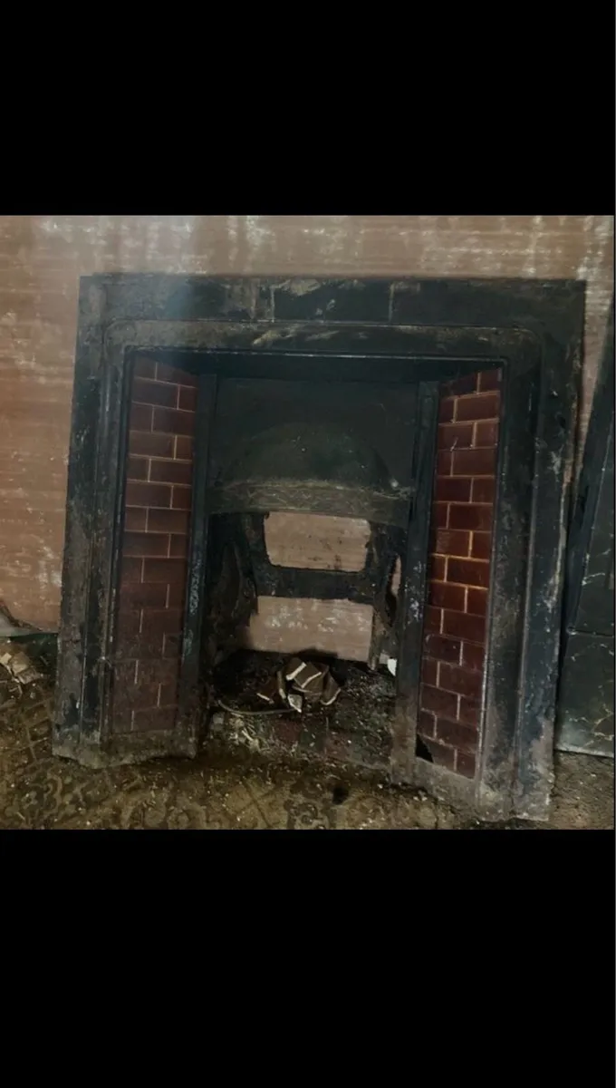 Antique marble fireplace - Image 2
