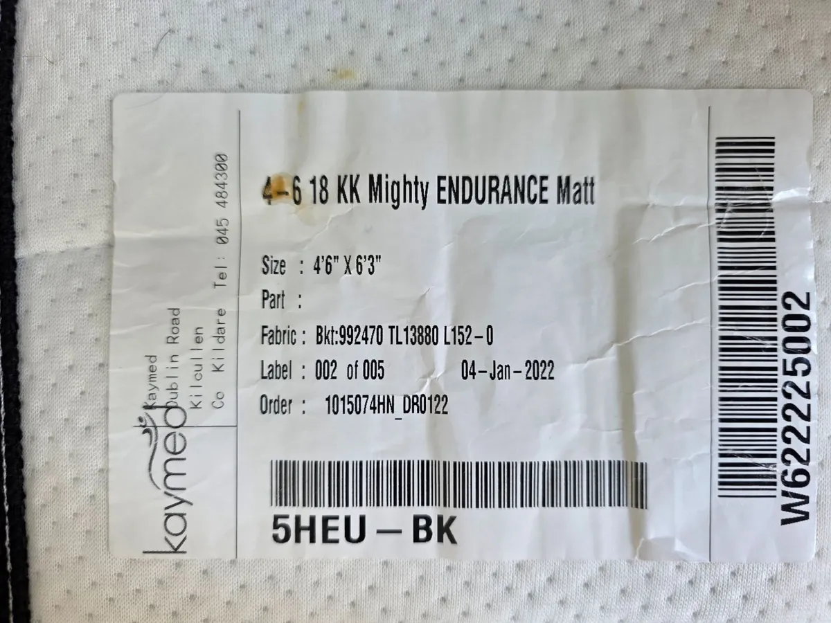 King Koil Mighty Endurance Mattress  4.6 × 6.3 - Image 3