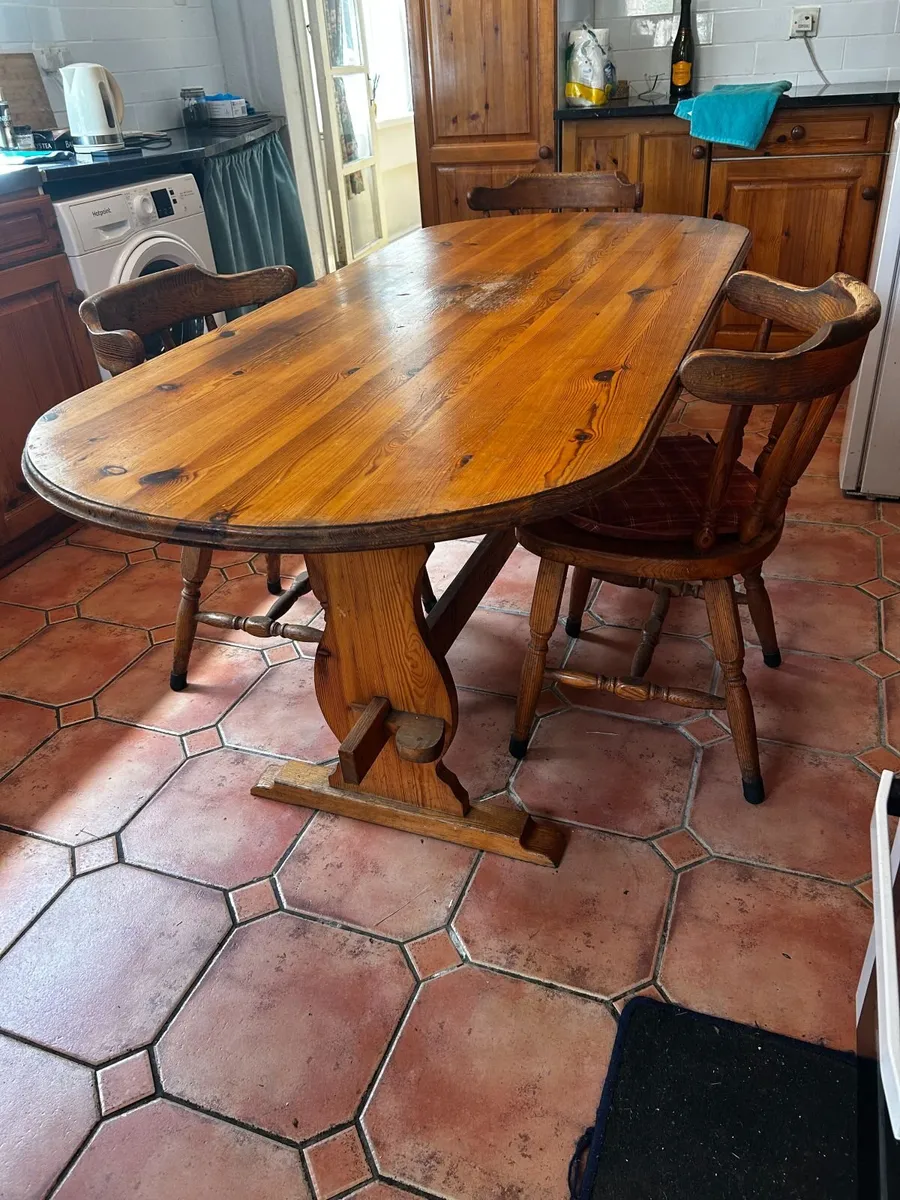 Dining Table and Chairs - Image 1
