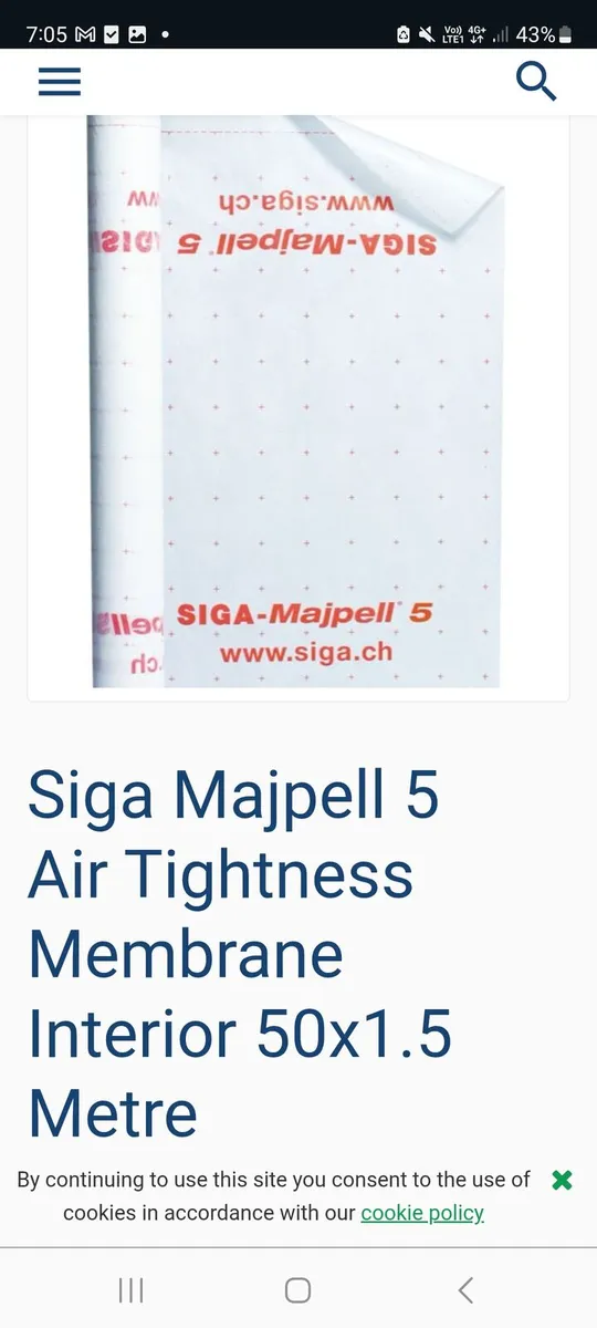 Airtightness membrane - Image 1