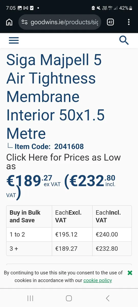 Airtightness membrane - Image 2