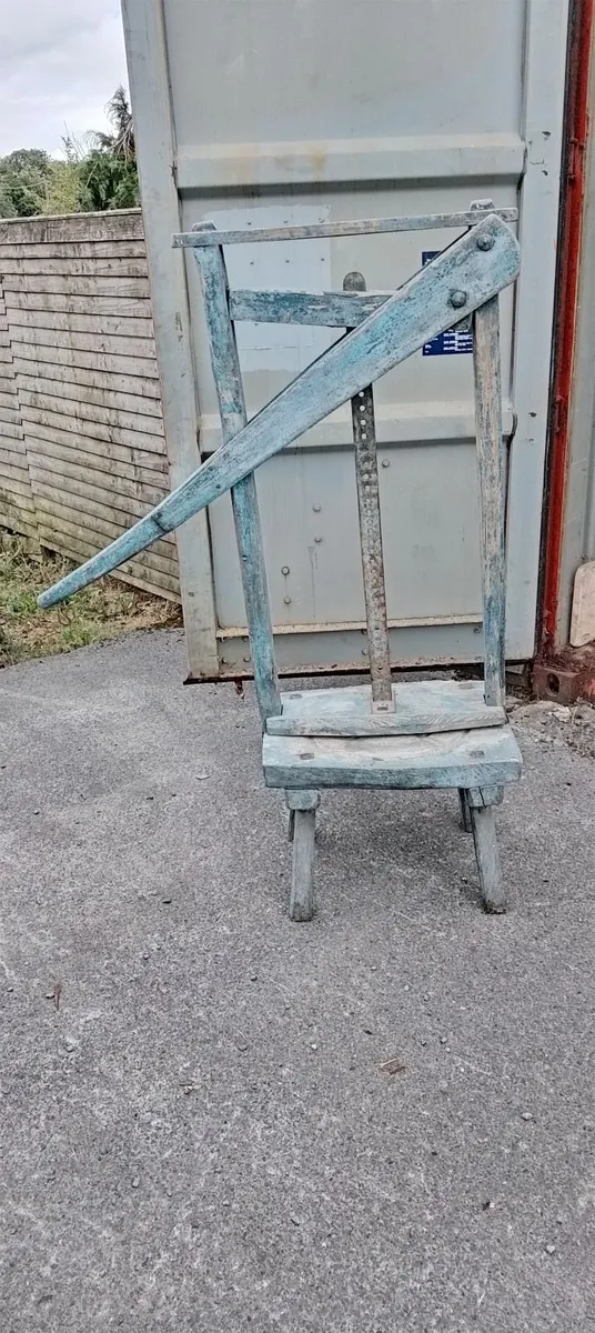 Antique Cheese Press. - Image 2