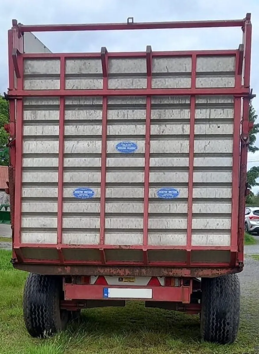Johnston 14ft x 7ft Silage Cattle Trailer - Image 3
