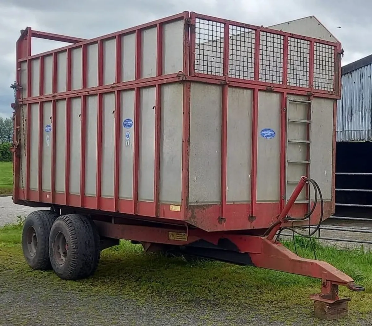 Johnston 14ft x 7ft Silage Cattle Trailer - Image 1