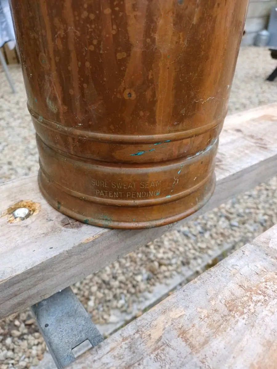 1930s Copper & Brass 303 Fire Extinguisher - Image 4