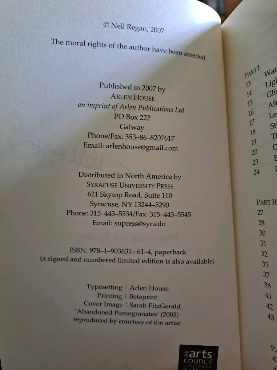 1st ed Preparing for Spring – Nell Regan - Image 4