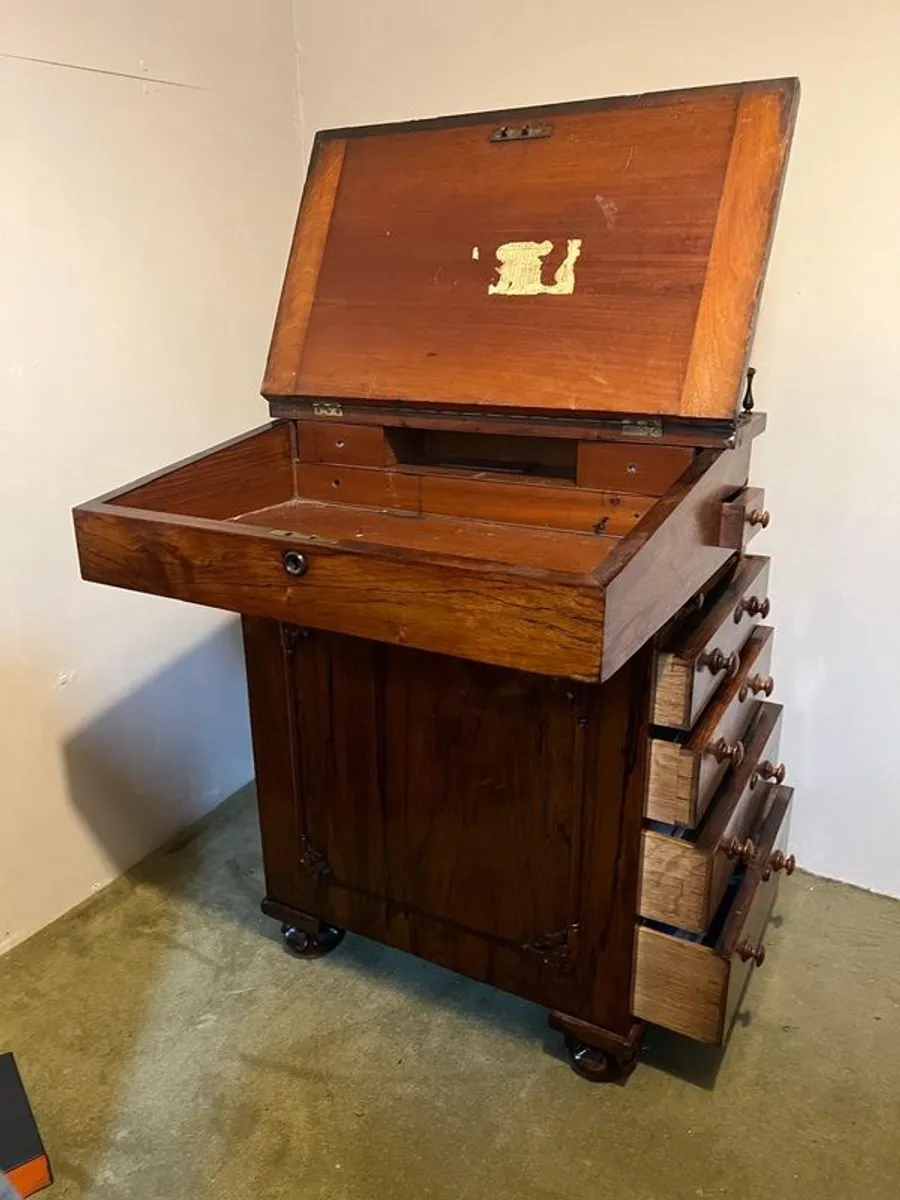 Victorian Davenport Bureau - Image 2
