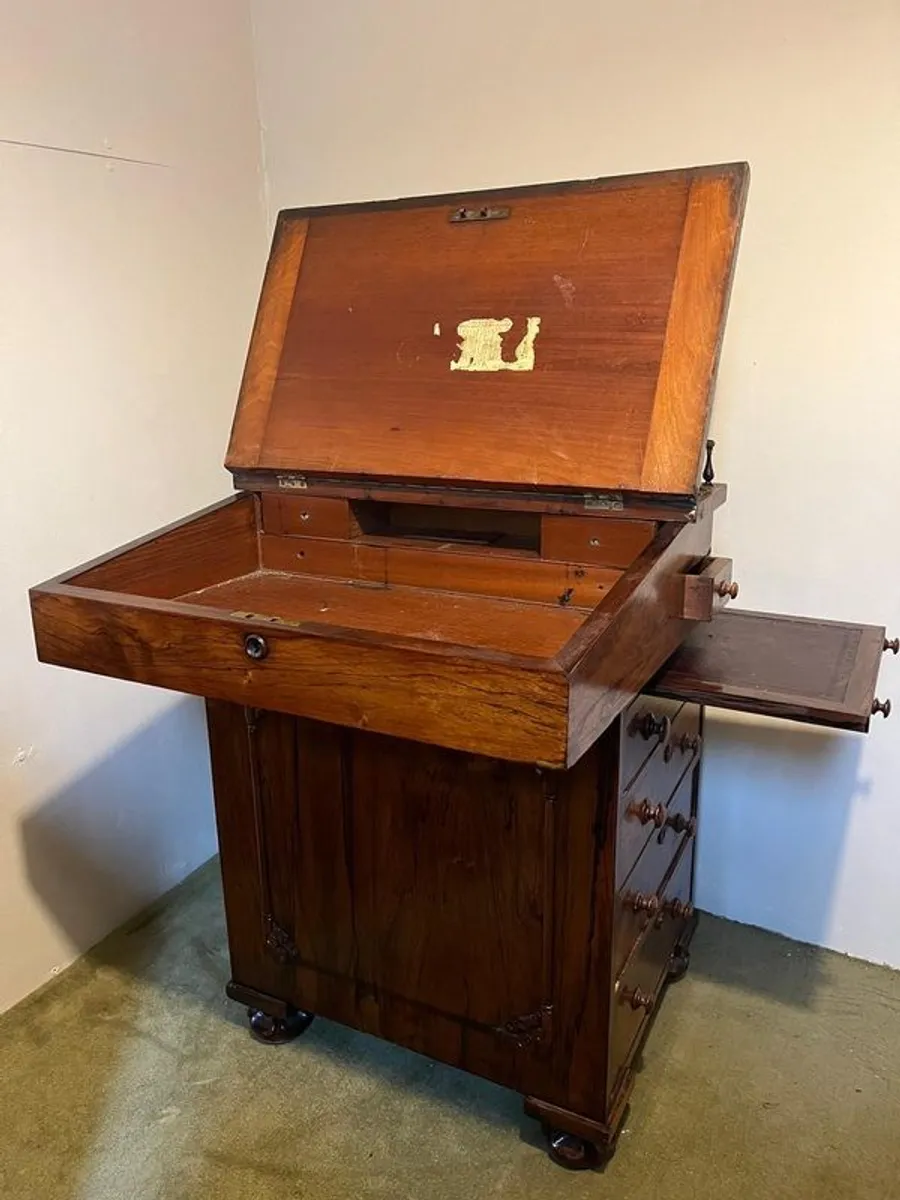 Victorian Davenport Bureau - Image 3