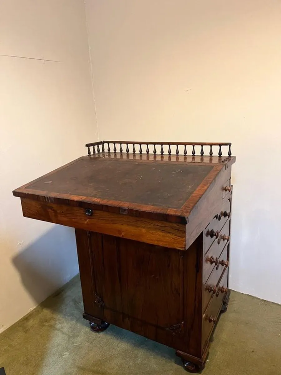 Victorian Davenport Bureau - Image 4
