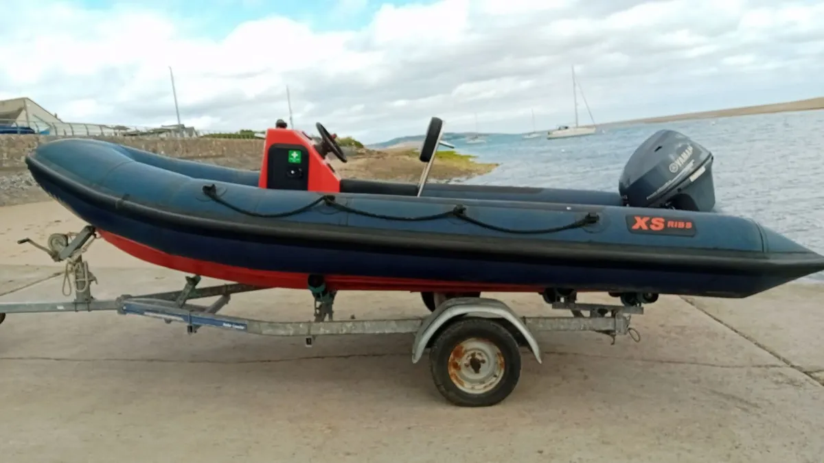 XS 540 RIB with 40HP Yamaha engine and trailer - Image 3
