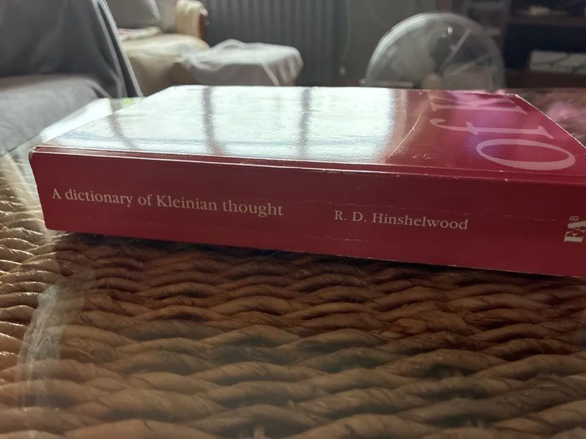 A Dictionary of Kleinian Thought, RD Hinshelwood. Classic text - Image 3