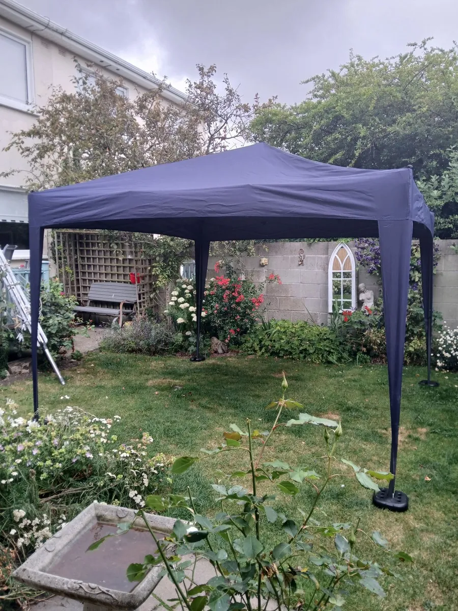 Gazebo for market trader, Table. Display bar - Image 2