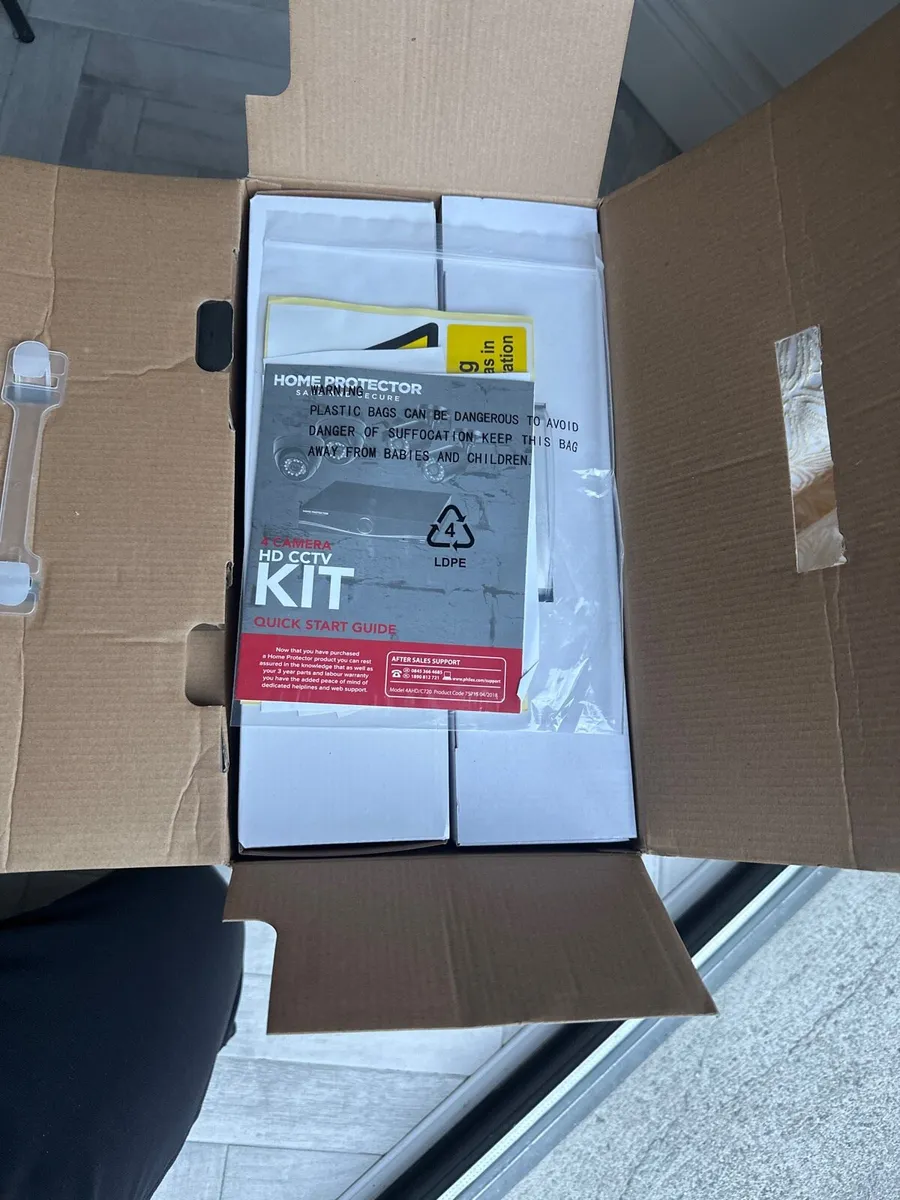 4 CAMERA HD CCTV KIT - Image 4