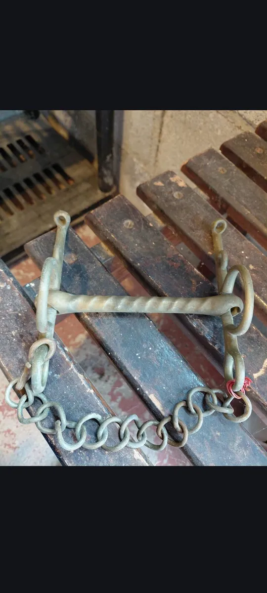 vintage Liverpool driving horse bit complete with