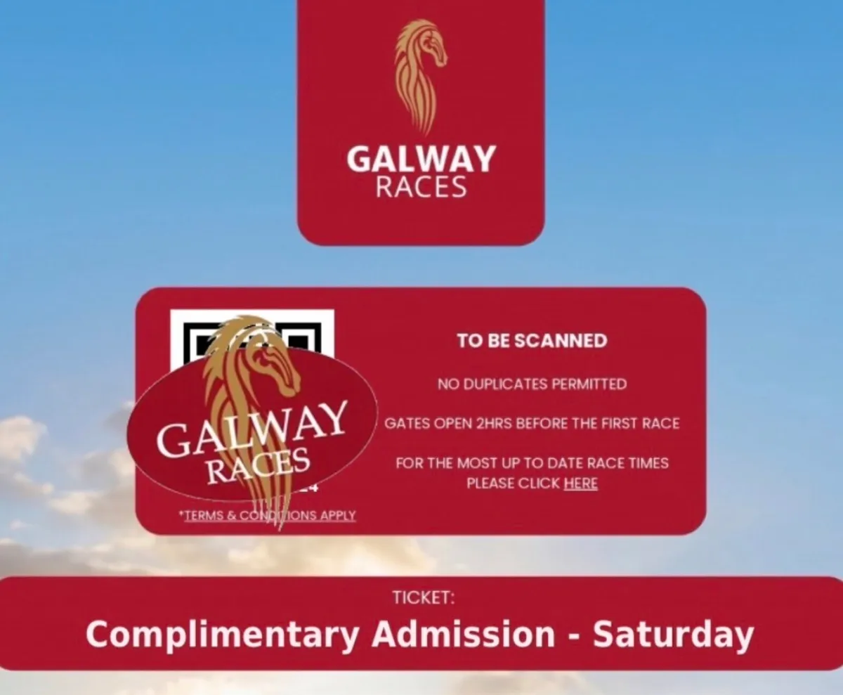 2 Galway races tickets - Image 2