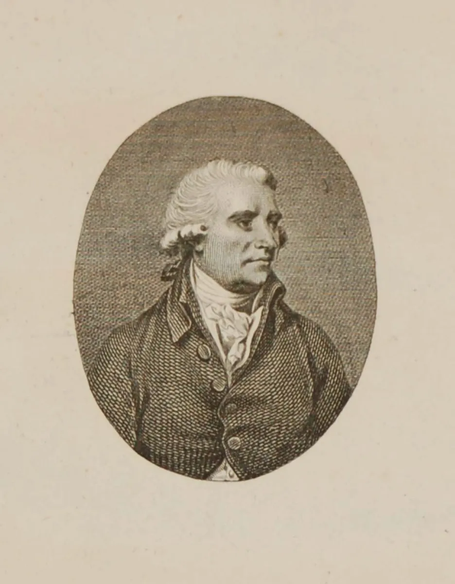 Edmund Burke Antique Print 1790 - Image 2