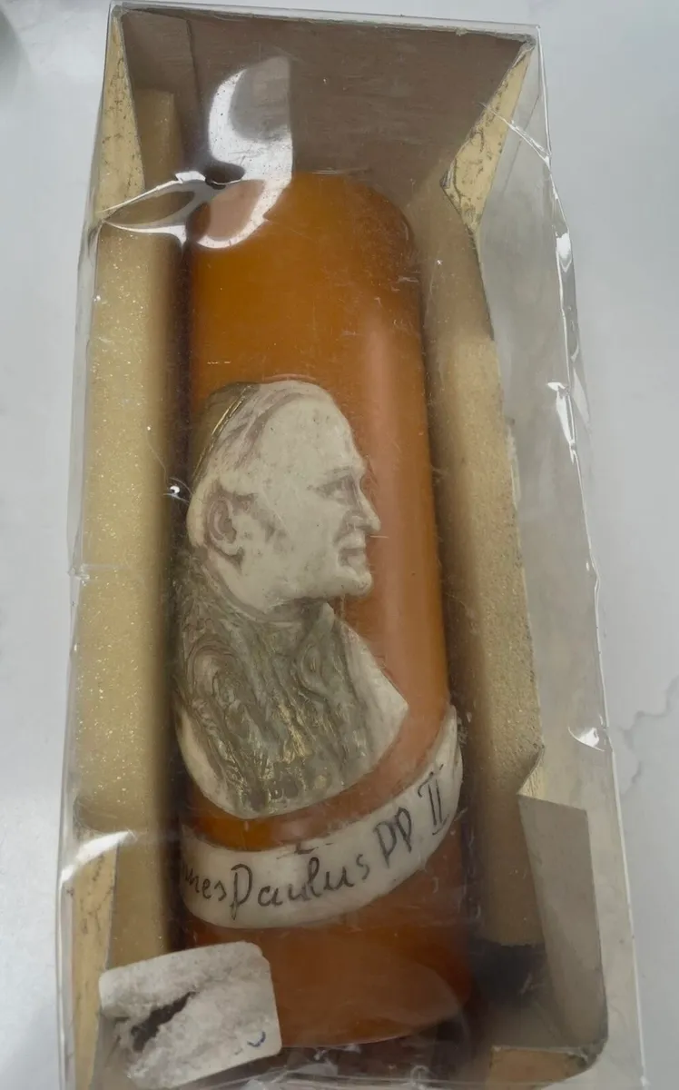 Pope John Paul II Decorative Candle - Image 1