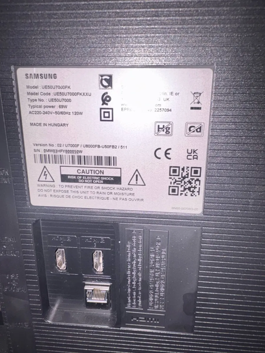 Samsung 50 inch Crystal UHD - Image 2