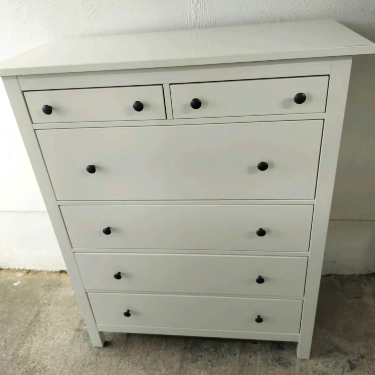 Chest of 6 drawers Hemnes white - Image 1