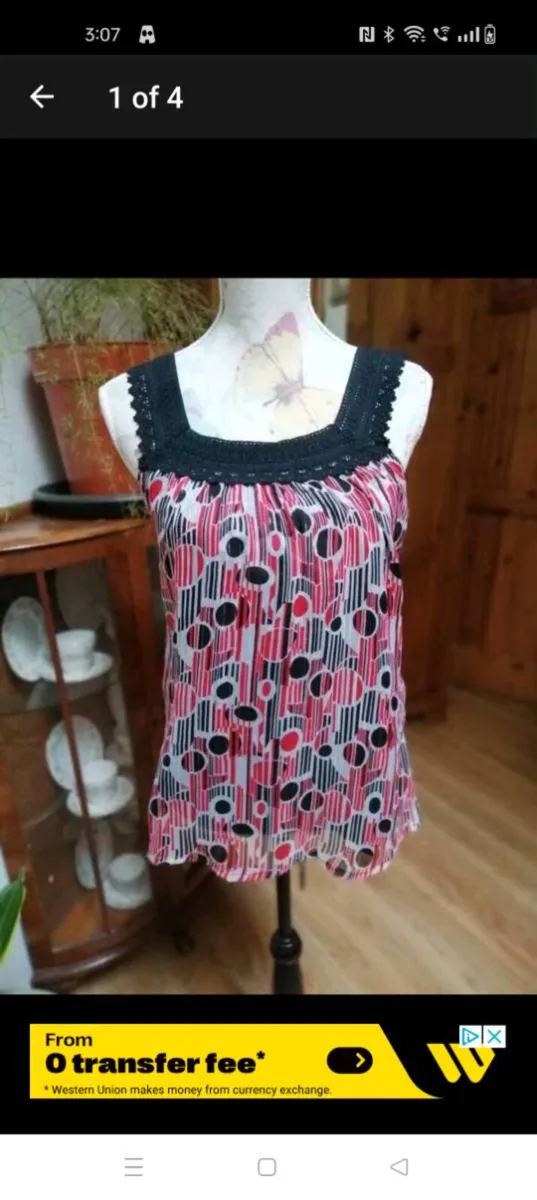 Ladies American flirt, suntop top 
Like new . Size - Image 1