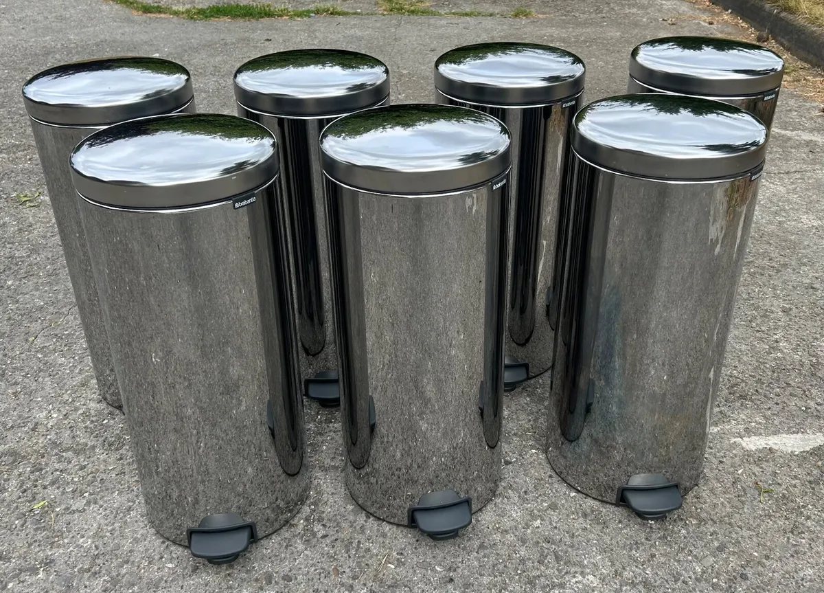 Brabantia 30L Bins - Brilliant Steel - Very Goo - Image 1