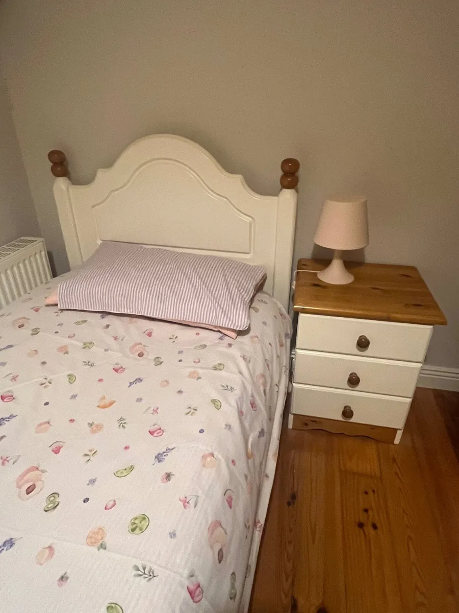 Cream/Pine  Bedroom furniture - Image 1