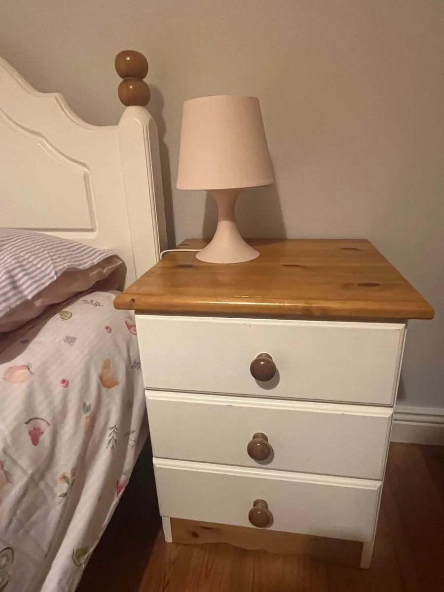 Cream/Pine  Bedroom furniture - Image 2
