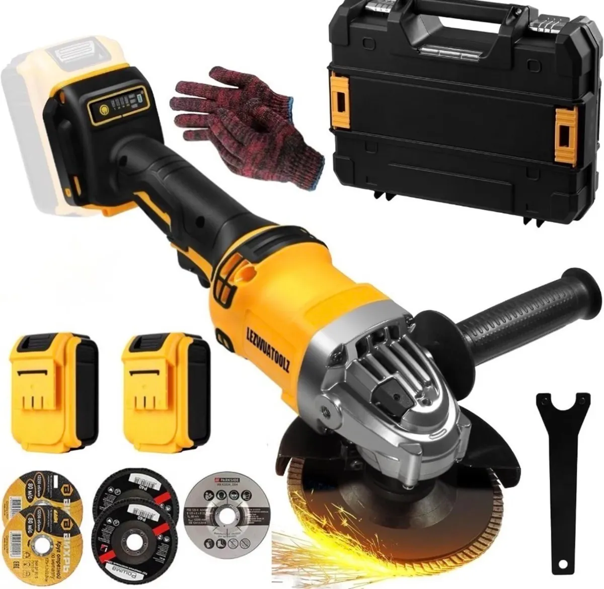 21V 125mm NEW Brushless Cordless Angle Grinder - Image 1
