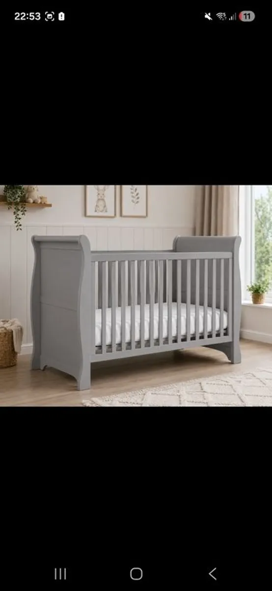 Mia Sleigh Cot bed - Image 4