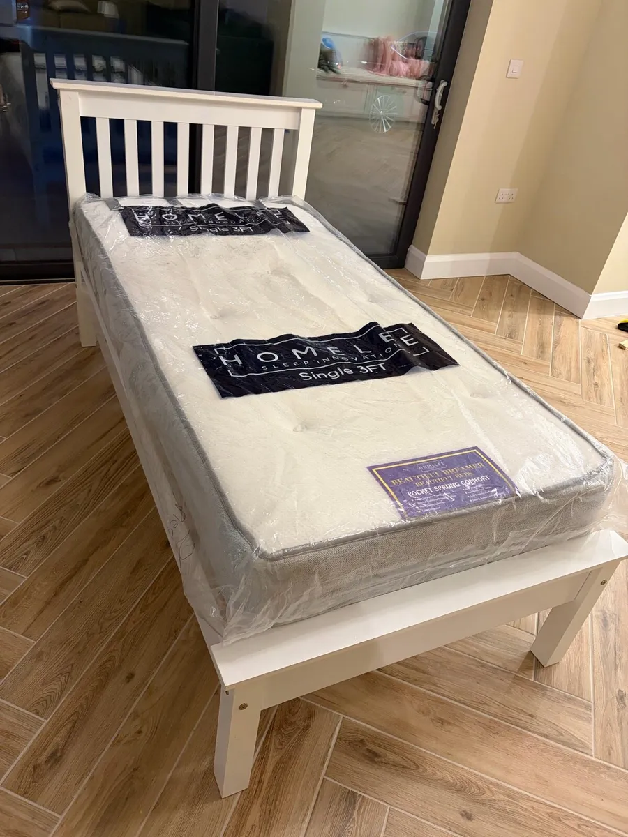 2 x 3ft beds with Mattresses - Image 1