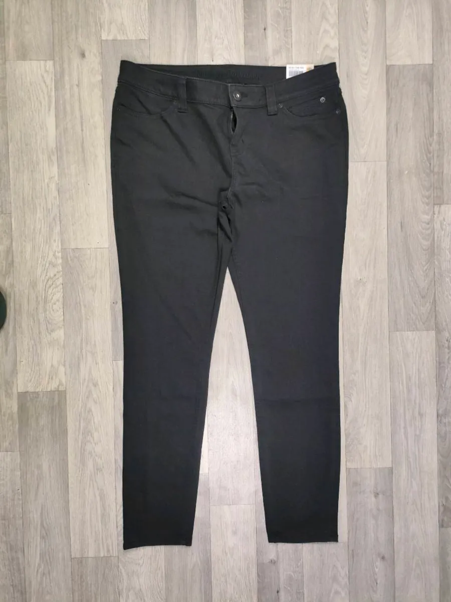 Harley Davidson Black Skinny Jeans Womens 16 - Image 1