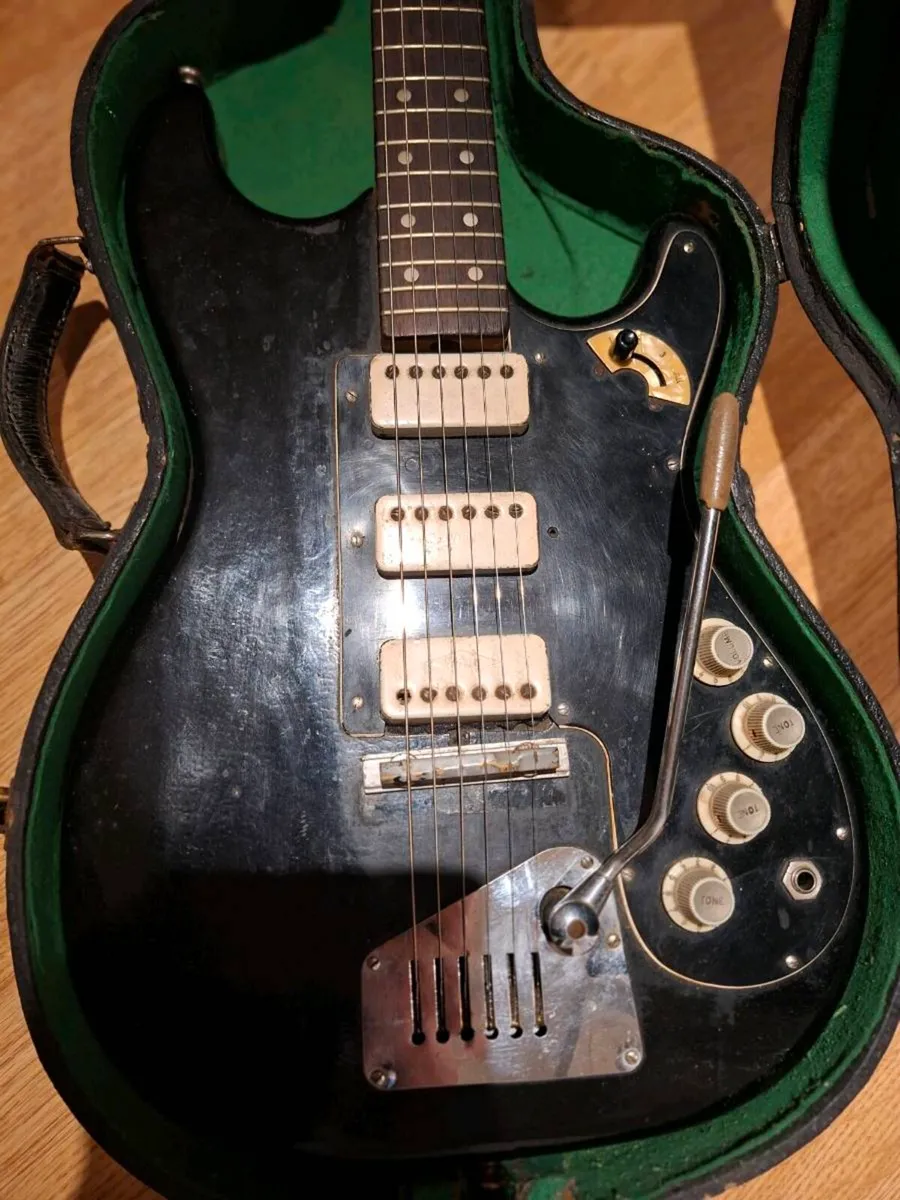 1960's Hofner Selmer Strat with original case - Image 1
