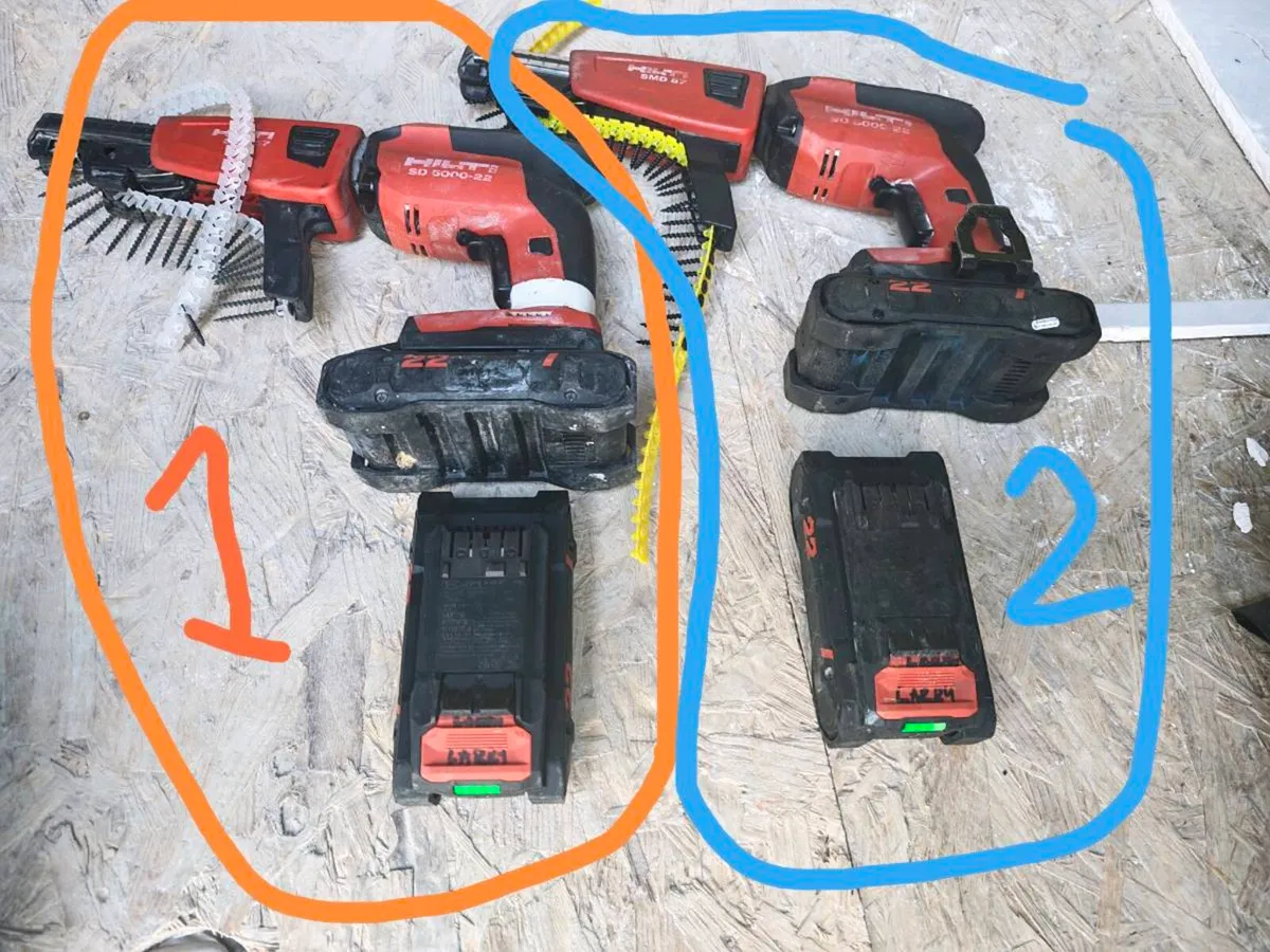 Hilti ad 5000 22 li-ion drywall gun - Image 2