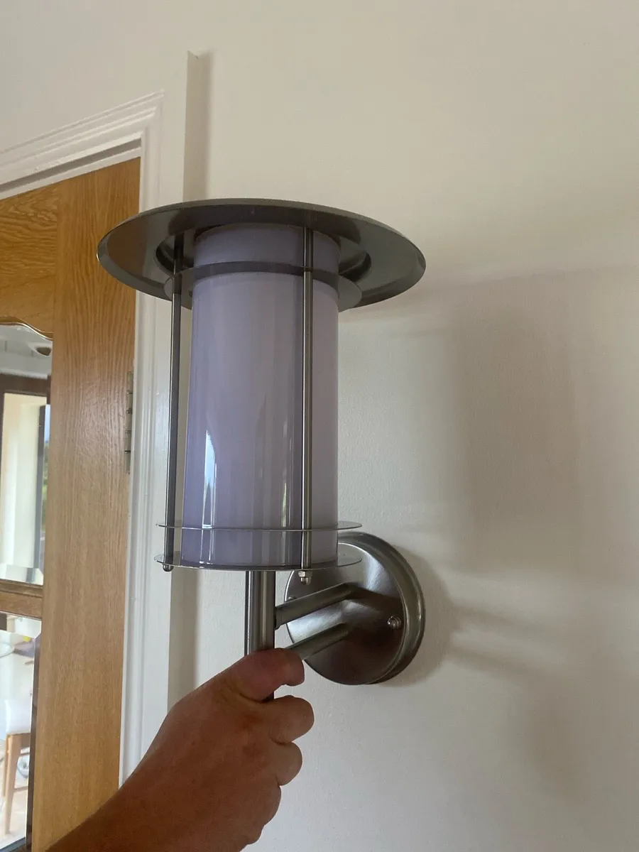 Stainless Steel Wall Lantern - Image 3