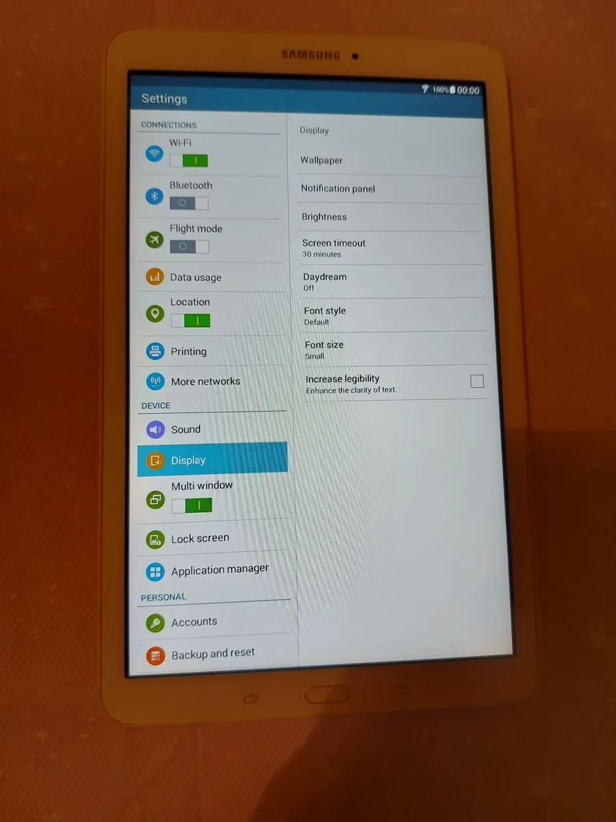 Samsung Galaxy Tab E, SM-T560, White, 8GB, 10.1" - Image 3