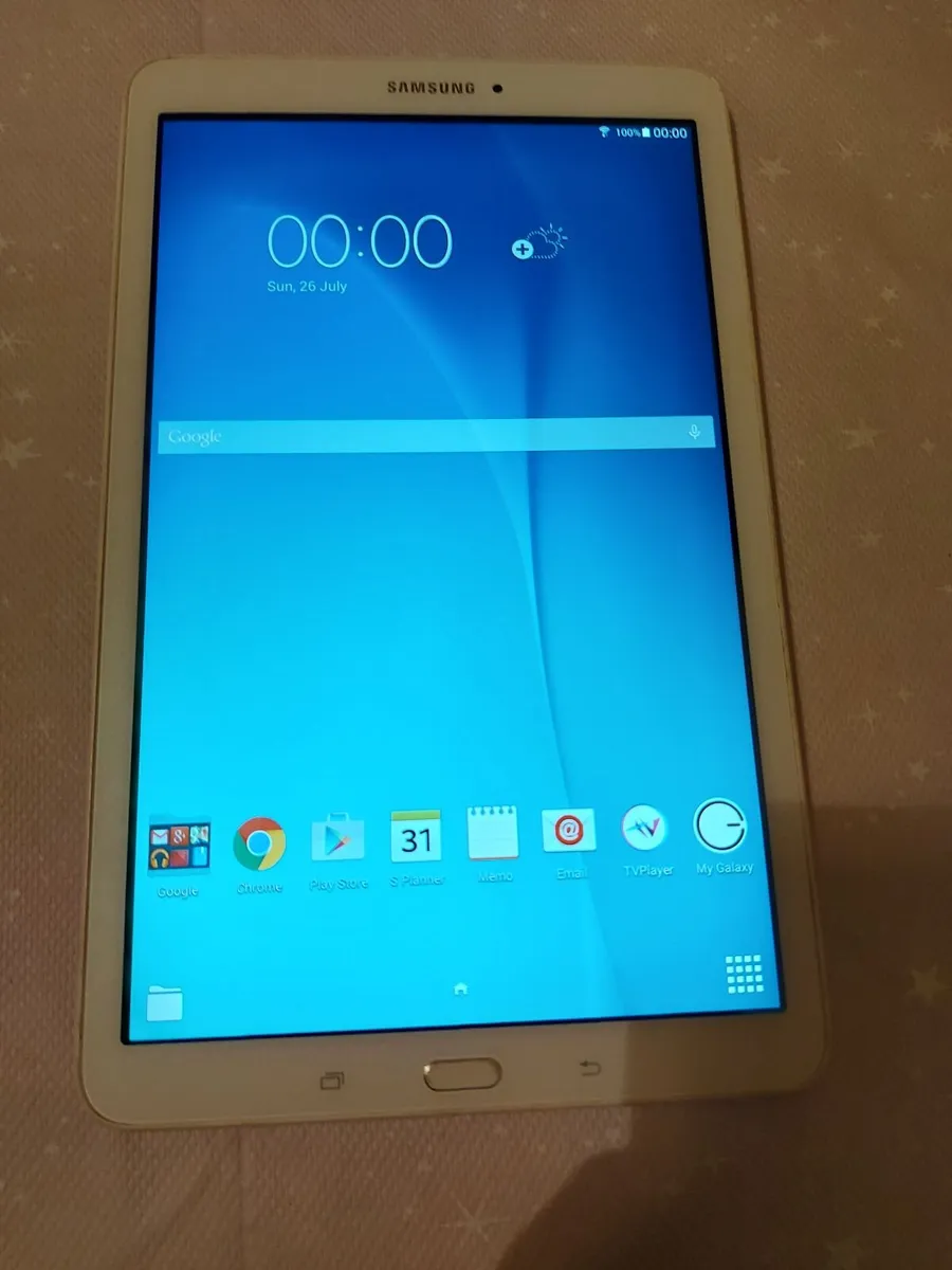 Samsung Galaxy Tab E, SM-T560, White, 8GB, 10.1" - Image 1