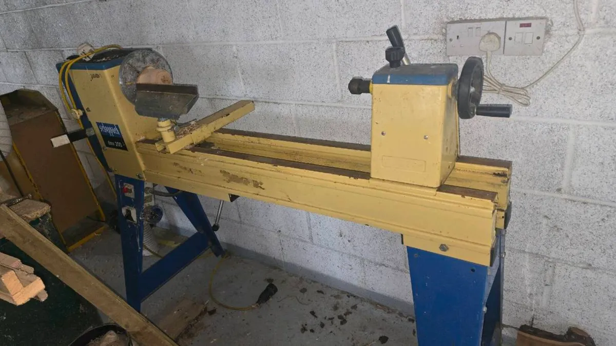 Sheppach wood turning lathe - Image 1