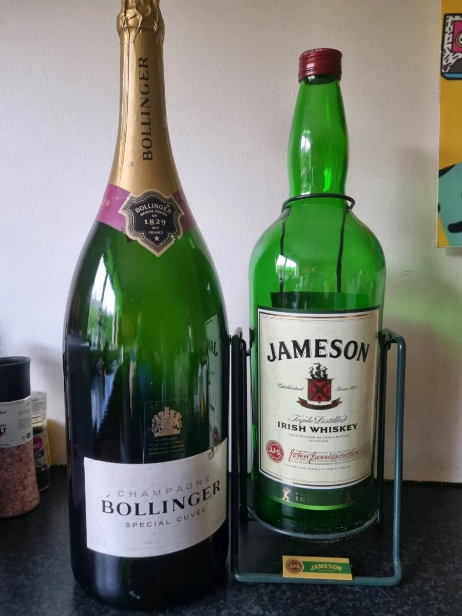 Two large display bottles - Image 1