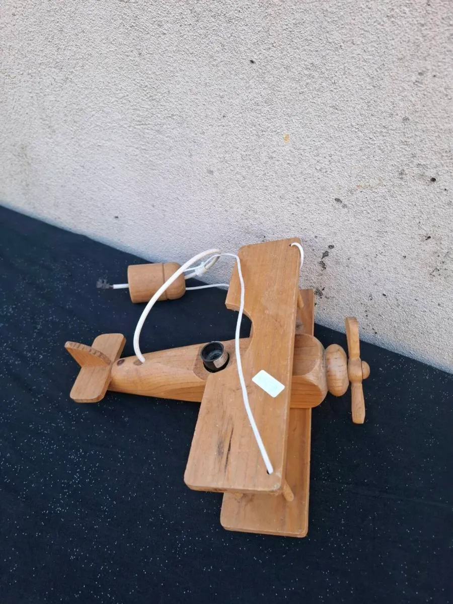 Wood plane lamp - Image 1