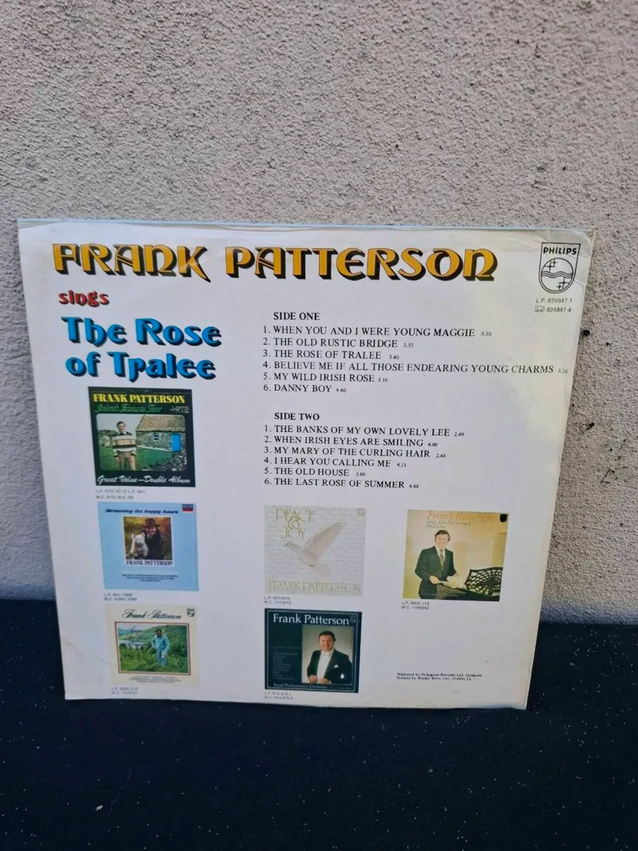 Frank Patterson vinyl lp - Image 2