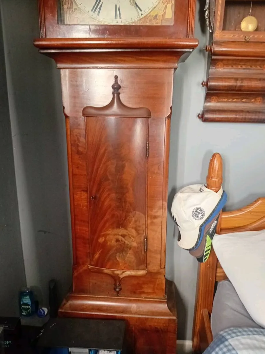 Antique grandfather clock - Image 2