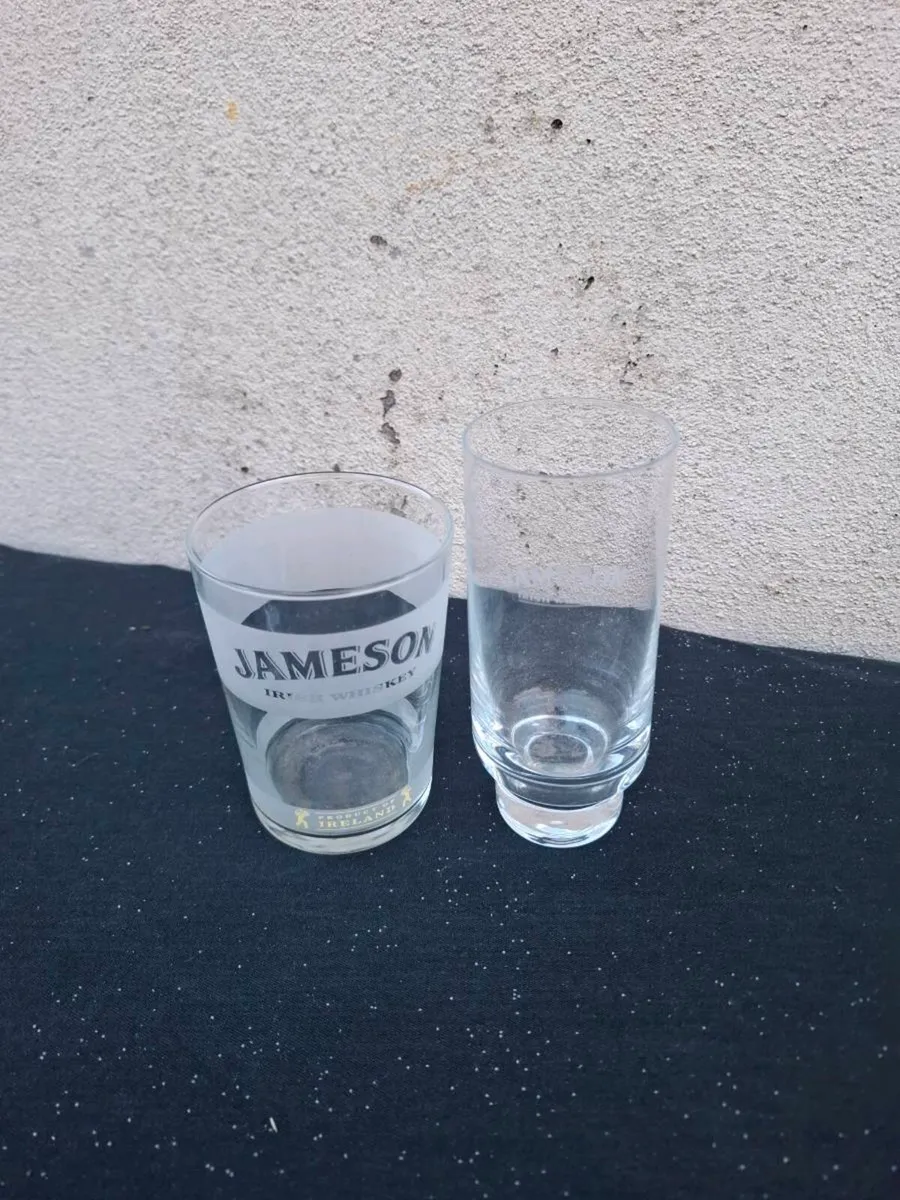 2 jameson whiskey glasses - Image 1