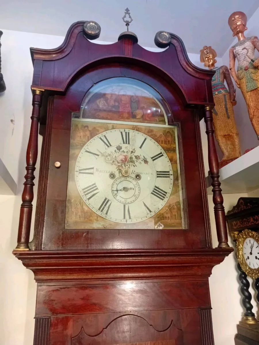 Antique grandfather clock - Image 2
