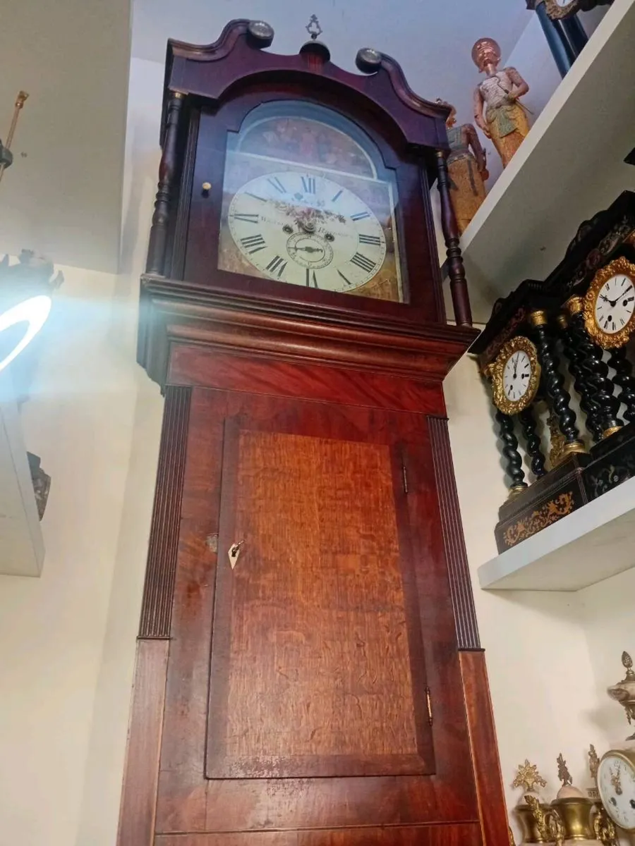 Antique grandfather clock - Image 3