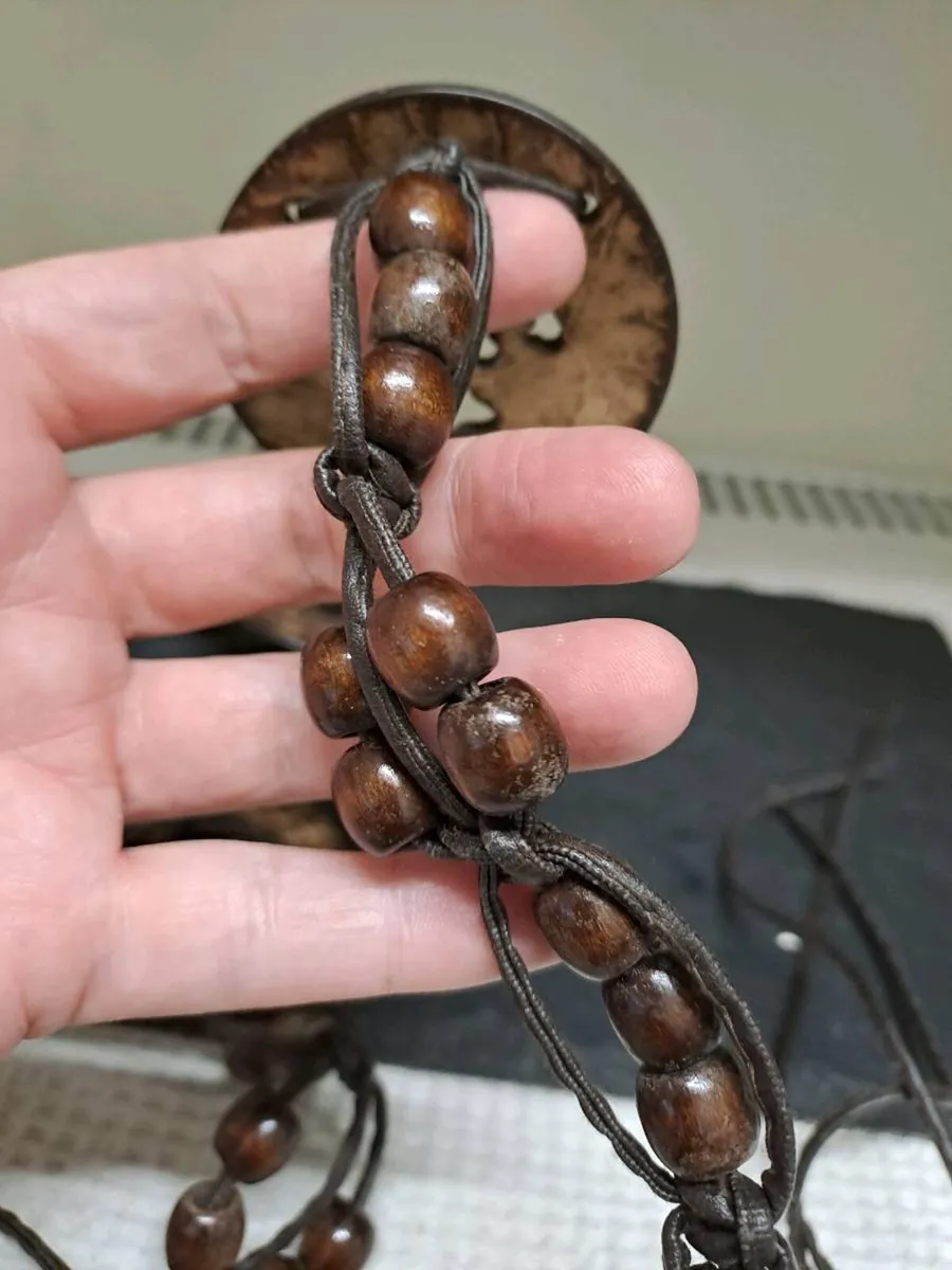 Boho Coconut Shell & Wooden Bead Belt - Image 4